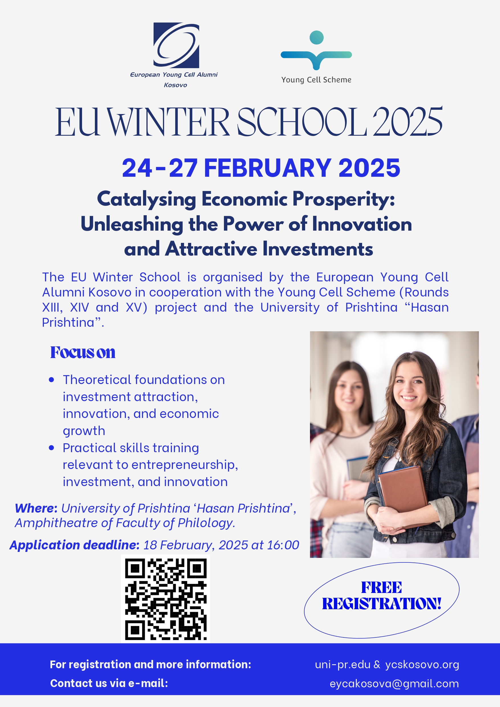  📣 Thirrje për Aplikime: EU WINTER SCHOOL 2025